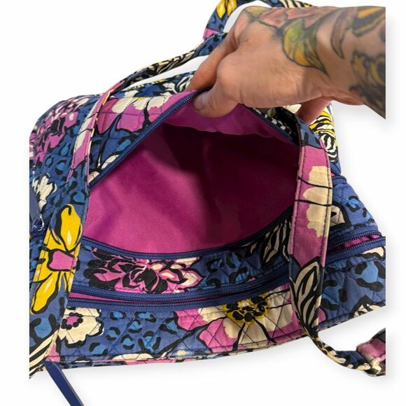 VERA BRADLEY Women’s African Violet Quilted Hipster Crossbody Bag - Picture 5 of 6